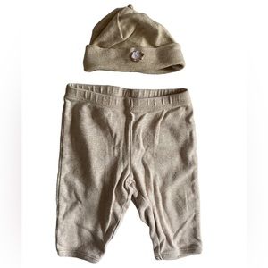 Janie and Jack newborn pant and hat set